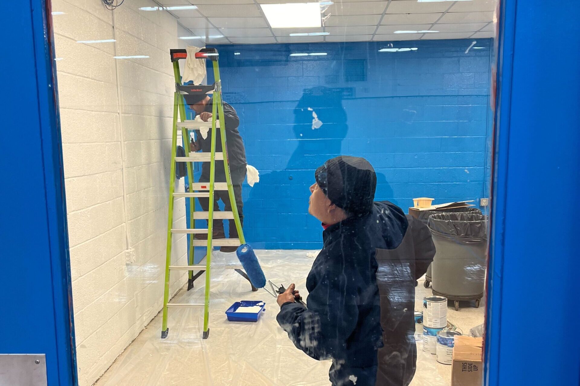Tier-Rack repairing the YMCA